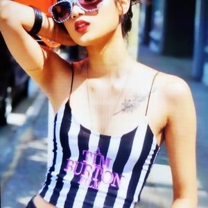 TIM BURTON SIGNATURE DESIGN SEXY BACKLESS TOP